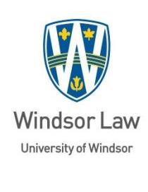 University of Windsor Law logo