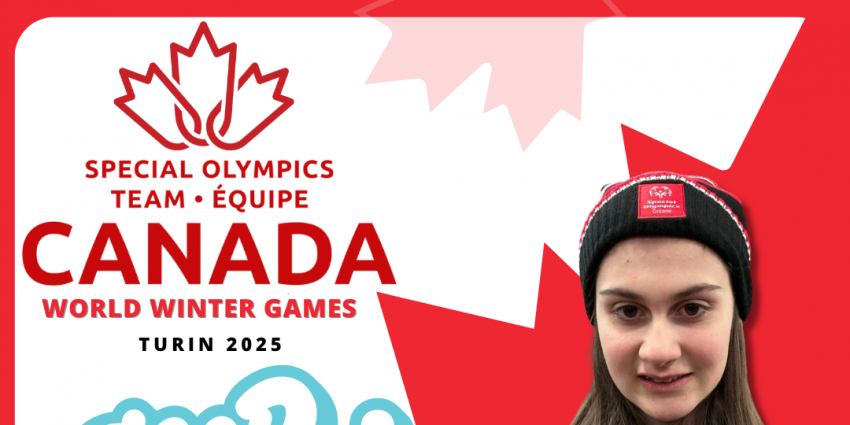 special olympics canada logo, with face of Breanna Williams