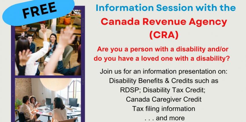 free information session with Canada Revenue Agency hosted by Windsor Essex Family Network