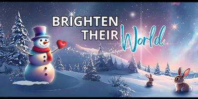 snowman with the text brightent their world