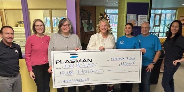 Plasman holiday donation 