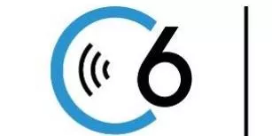 Logo with a blue letter C enclosing three black curved lines, followed by the number 6 and a vertical line.