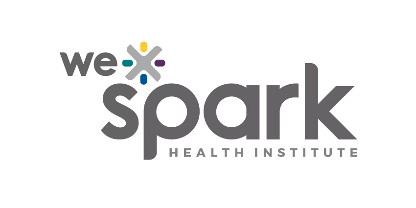 Logo of The Spark Creativity Institute with colorful dots forming a spark above the word spark on black background